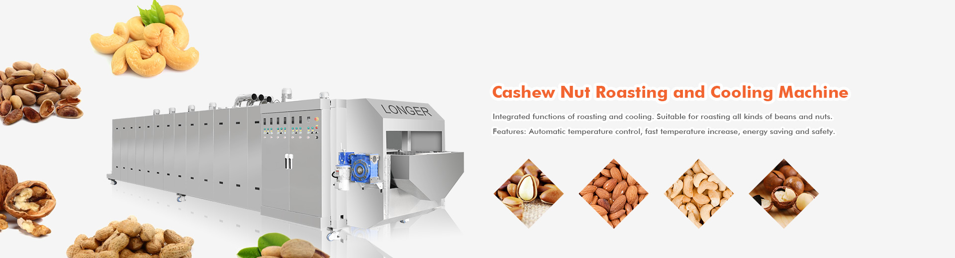 Cashew Nut Roasting and Cooling