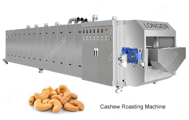 Automatic Cashew Dry Roasting Machine Price 8.5 Meters