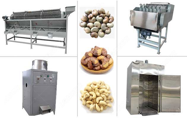 Small Scale Cashew Nut Processing Machine China 200 KG / H