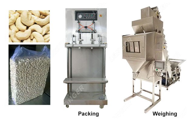 External Cashew Nut Vacuum Packing Machine with Weighing