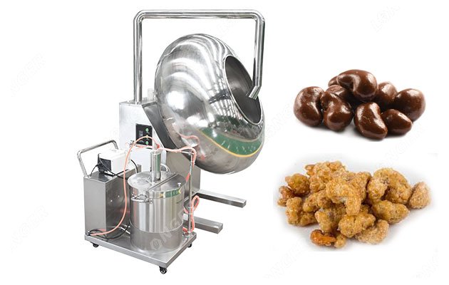 Industrial Cashew Nut Coating Machine Stainless Steel