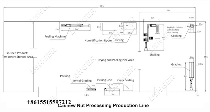Fully Automatic Cashew Nut Processing Line Price