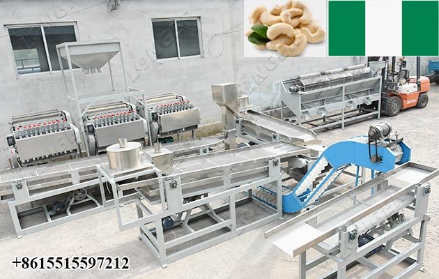 5 T Per Day Cashew Nut Processing Machine Shipped to Nigeria