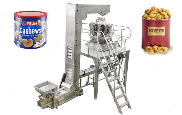 High Speed Cashew Nut Tin Packing Machine