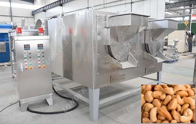 200 kg/h Cashew Nut Roasting Machine in Nigeria