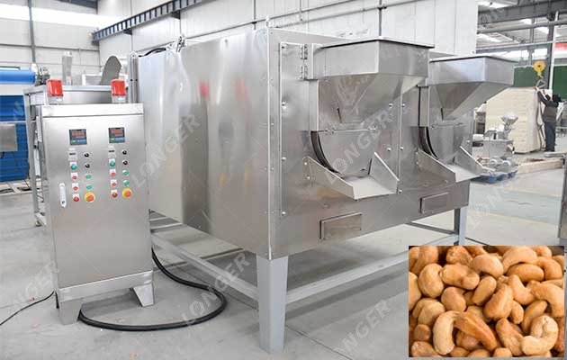 200 kg/h Cashew Nut Roasting Machine