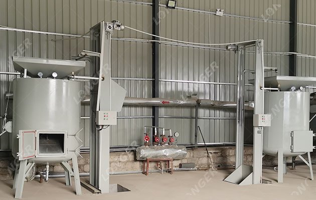 Steaming Cashew Nuts Machine