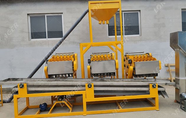 300 kg/h Cashew Nut Shell Peeling Machine