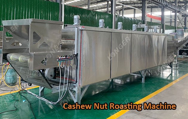 Continuous Cashew Nut Roasting Machine