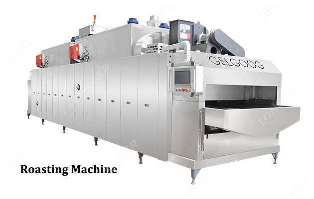 Gas-heated Cashew Roasting Machine
