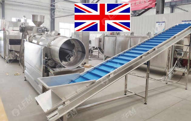 Cooperation with UK Company on Cashew Nut Roasting Line